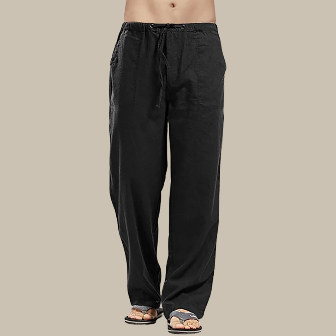Comfy linen beach pants - Dilan