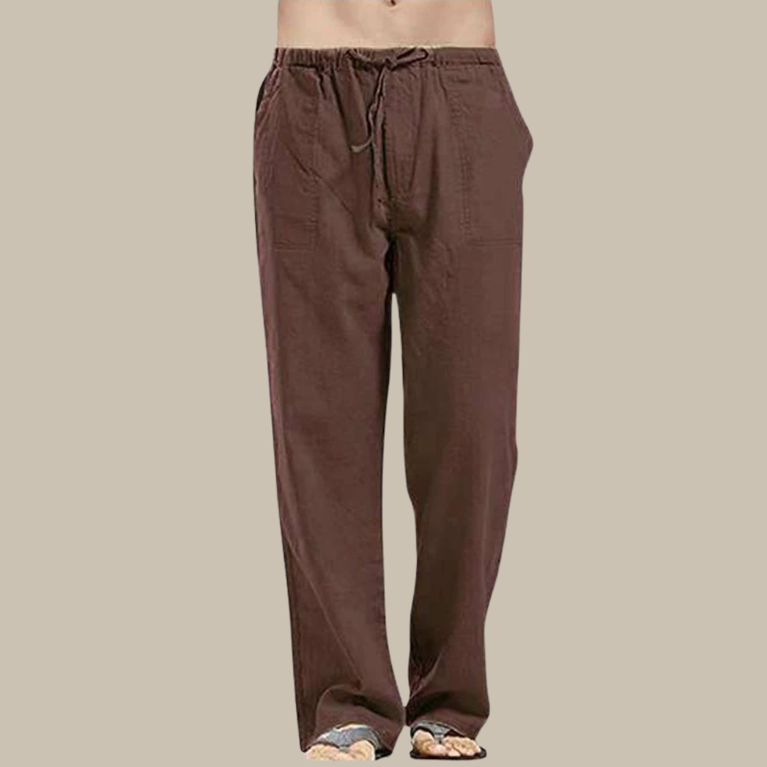 Comfy linen beach pants - Dilan