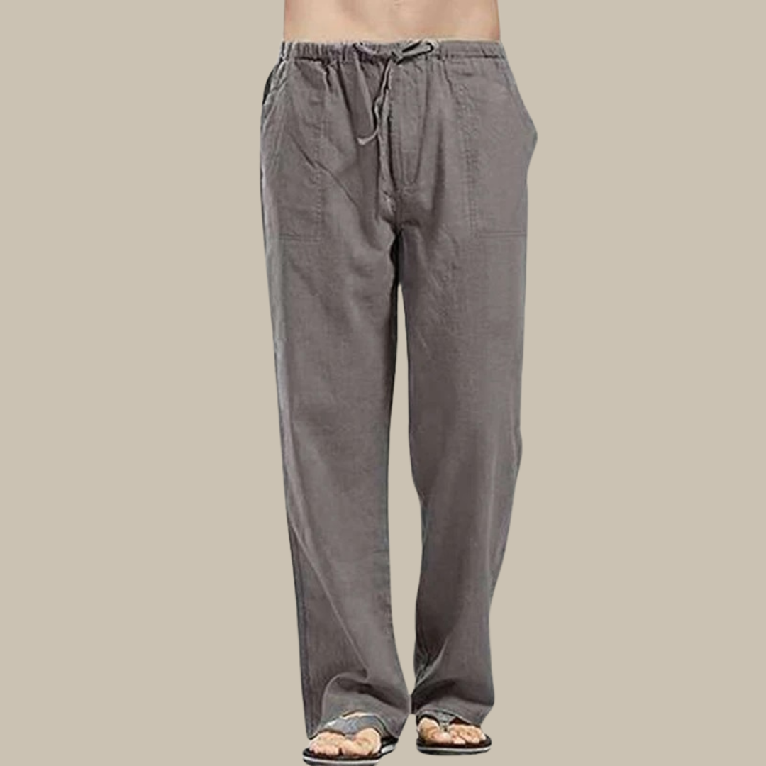 Comfy linen beach pants - Dilan