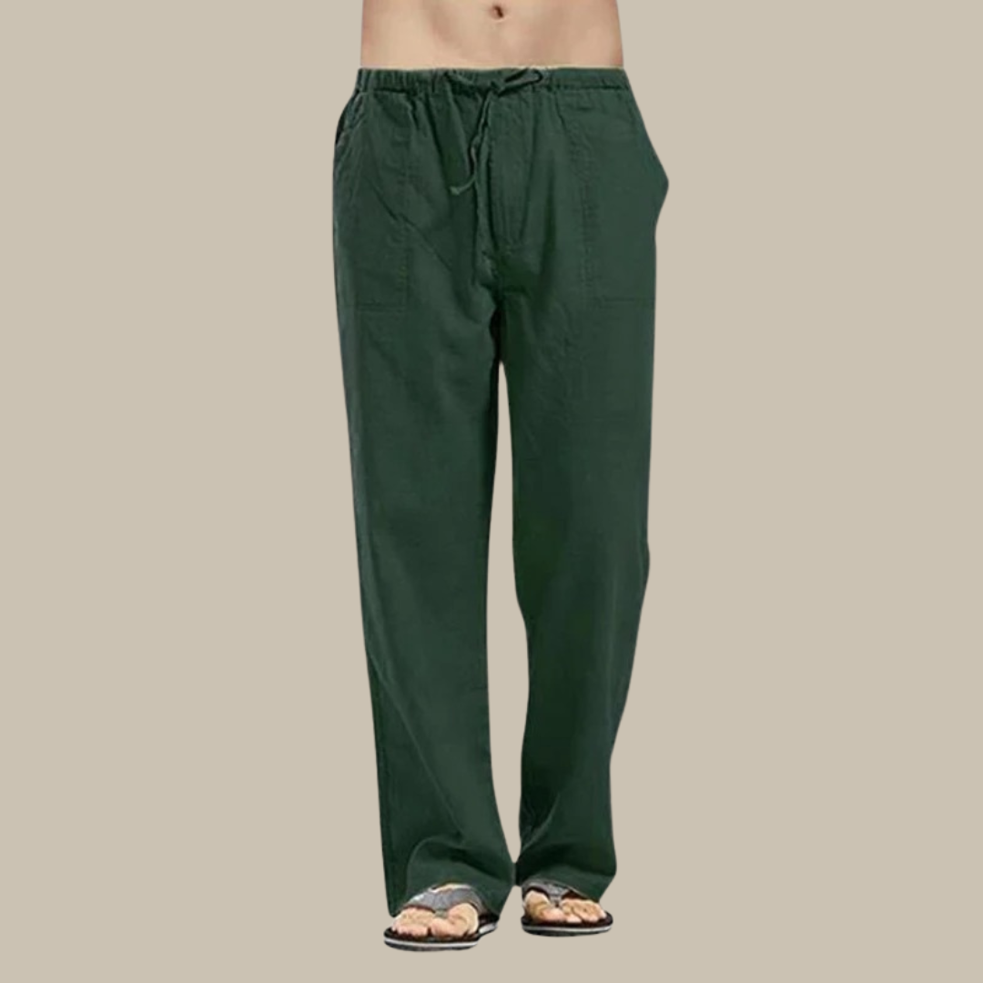 Comfy linen beach pants - Dilan
