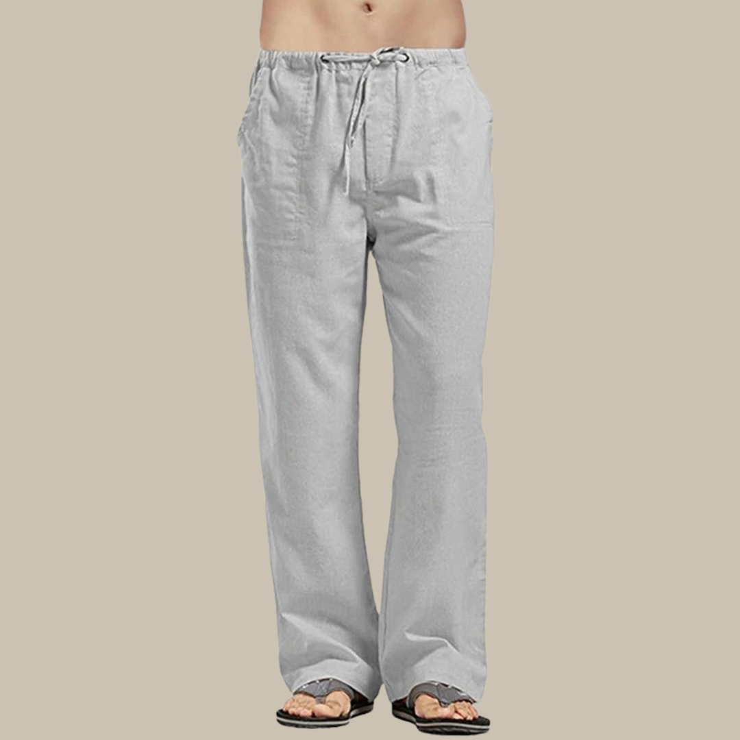 Comfy linen beach pants - Dilan
