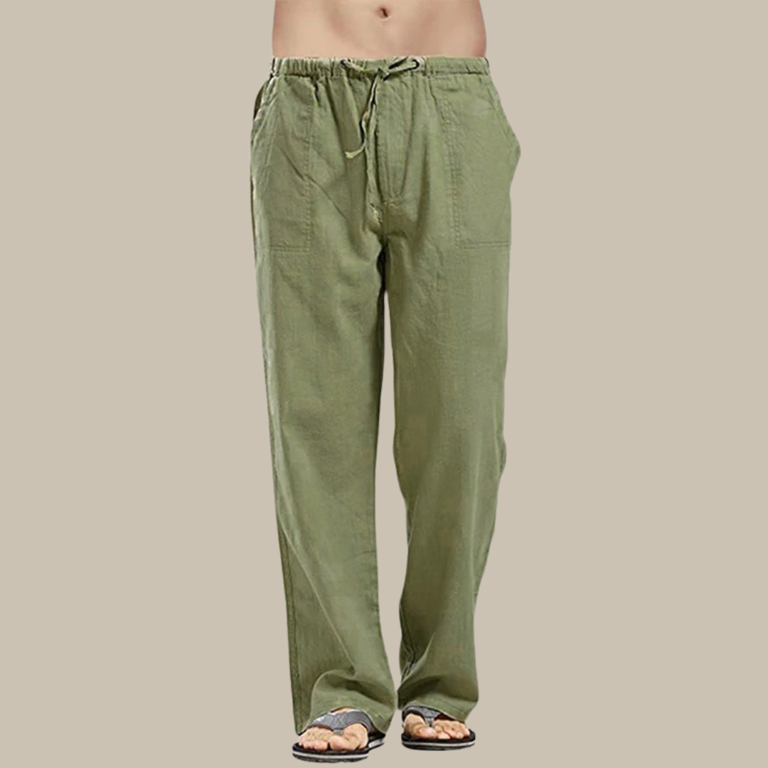 Comfy linen beach pants - Dilan