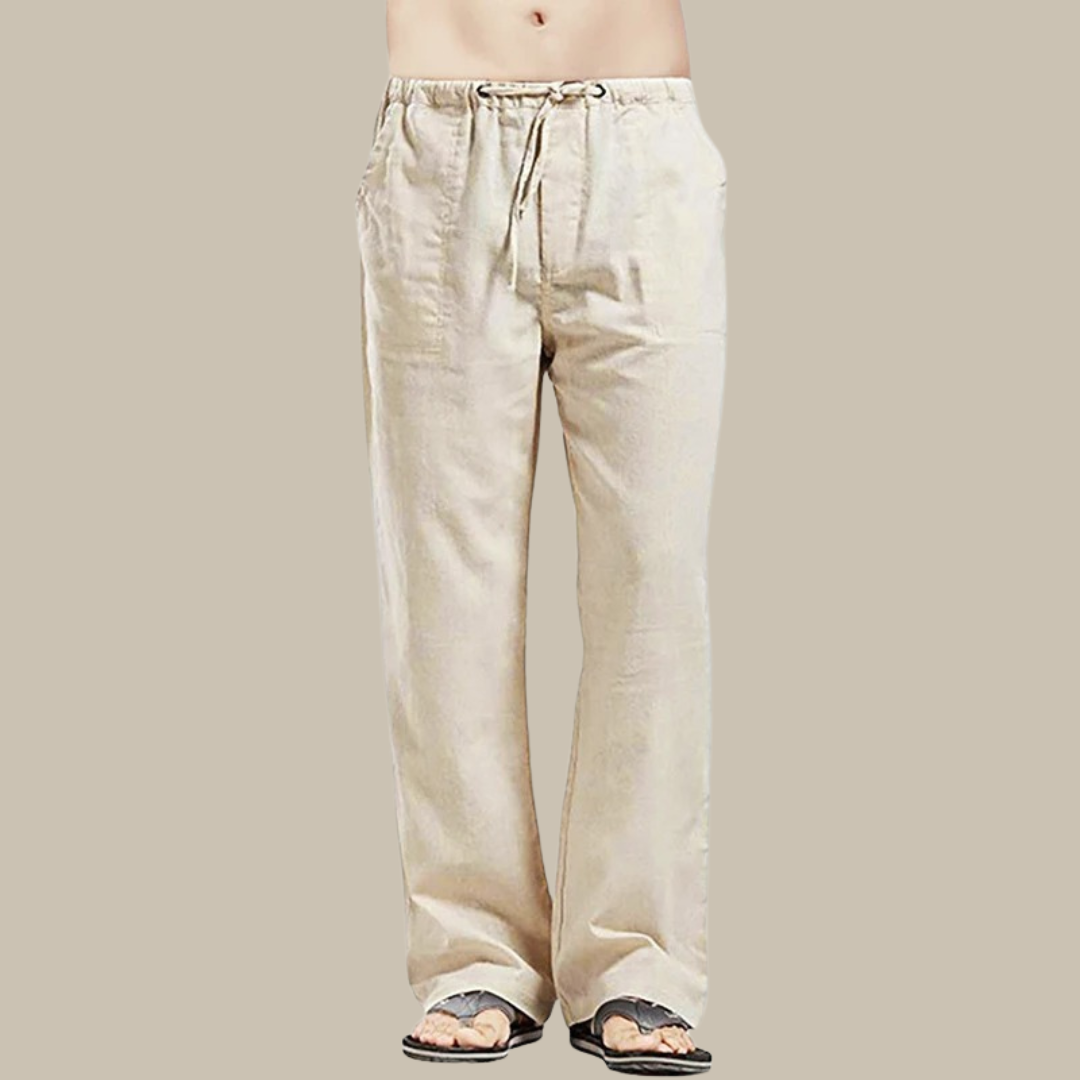 Comfy linen beach pants - Dilan