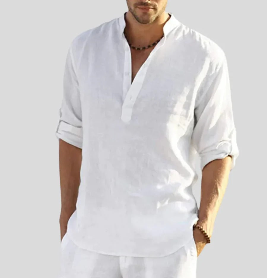 Men's classic linen shirt - Warrick